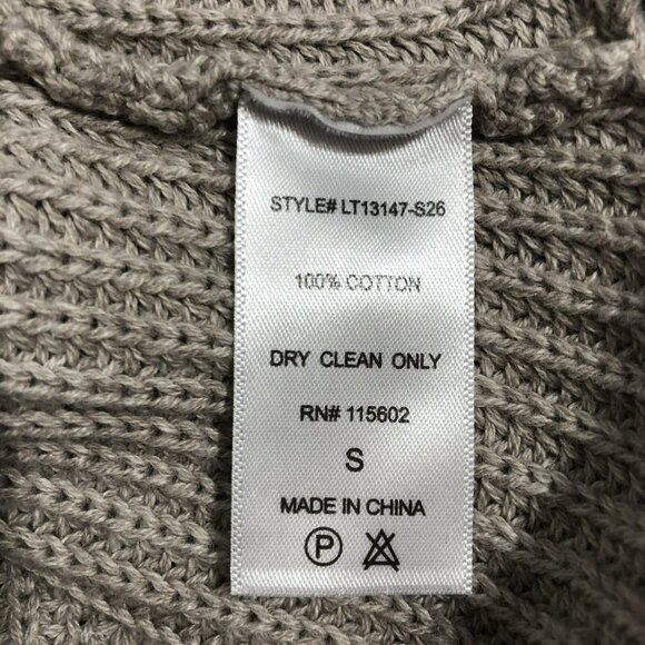 Lush Sweater Women Size S Strappy Laced Hi Low Loose Slouchy Comfy Relax Hipster - Picture 4 of 12